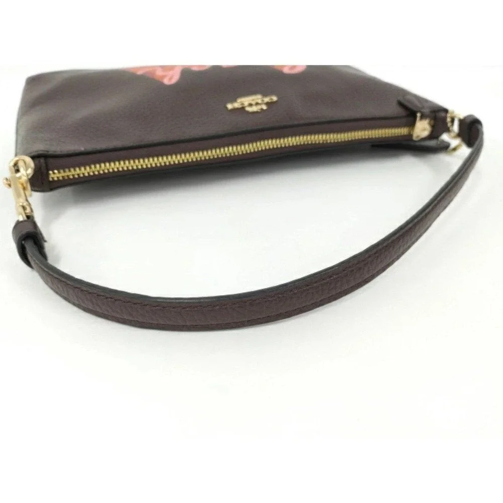 LARGE WRISTLET 25 WITH NEON COACH SCRIPT COACH NWT